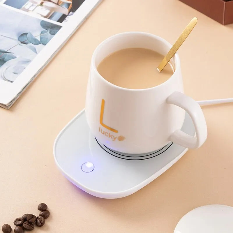 Electric Heater with 55°C Heating Base for Coffee Tea Milk